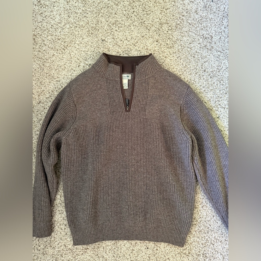 L.L Bean Men’s Waterfowl Sweater (Merino Lambswool)